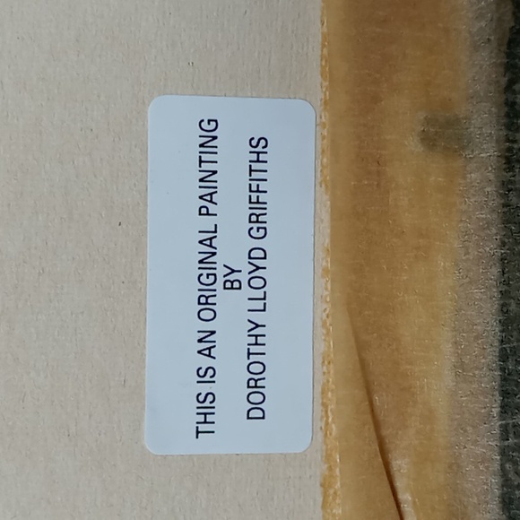 Original Framed Mini Watercolor Artwork by: Dorothy Lloyd Griffiths Garden Table - Picture 4 of 16